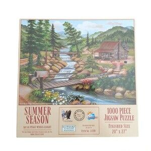 SunsOut Jigsaw Puzzle; Summer Season; by Peggy Myrick Knight; 1,000 pcs. sealed